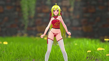 Gadis Cina M22 Telanjang Bugil Tarian Striptis Mmd 3d Rambut Pirang (klip)