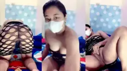 Goyangan Mesra Colmek Sayang Dengan Baju Jaring Yang Menggoda