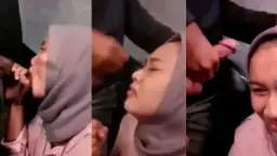 Jilbab Manis Ngesep Pengen Dikencingin Muka