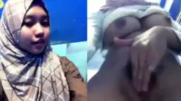 Menggoda Payudara Berhijab Yang Tersulut Nafsu