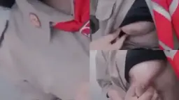 Siswi Sma Pramuka Pamer Dada Montok Menggoda