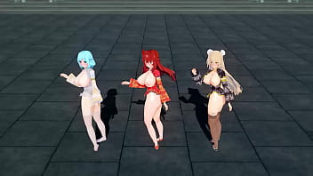 Gadis Virtual Mmd Bergoyang Panas Sambut Imlek 【kkvmd】 (karya 熊野ひろ)