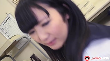 Yui Watanabe, Gadis Kantor Berambut Cokelat, Dan Rekan Kerjanya Beraksi Panas Tanpa Sensor Di Ruang Kantor.