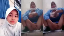 Video Panas Cewek Berjilbab Smp Colmek Di Kamar Mandi Sekolah – Adegan Mesra Tiktok Part 1