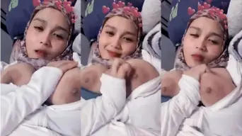 Gadis Berhijab Hot Pap Payudara Montok