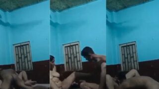 Tante Desi Dan Ponakan Muda Lagi Asyik Main Di Film Desa.