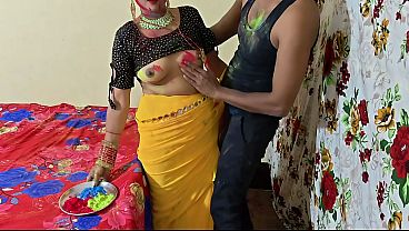 Dever Bhabhi Ka Holi Utsav: Rangon Mein Chhupaa Garam Maza, Spasht Hindi Awaz Mein
