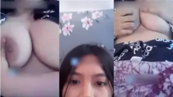 Dewiii Toge Pamer Tetek Di Ometv, Bikin Ngaceng