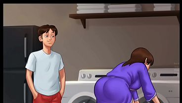 Malam Musim Panas Rahasia [v21.0.0] | Ibu Tiri Ngintipin Diam-diam (18+) | Novel Visual Dewasa Yang Bikin Greget