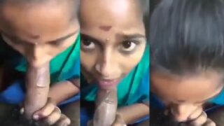 Istri Tamil Kasih Blowjob Cepat Buat Selingkuhannya, Bikin Basah Semua.