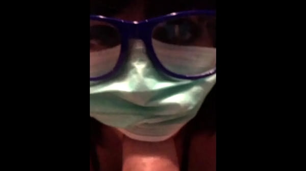 Beurette Dikurung Ngewe Masker Corona Virus Covid-19 Karantina
