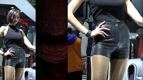 Cewek Cina Goyang Pakai Hotpants Kulit Bikin Makin Erotis